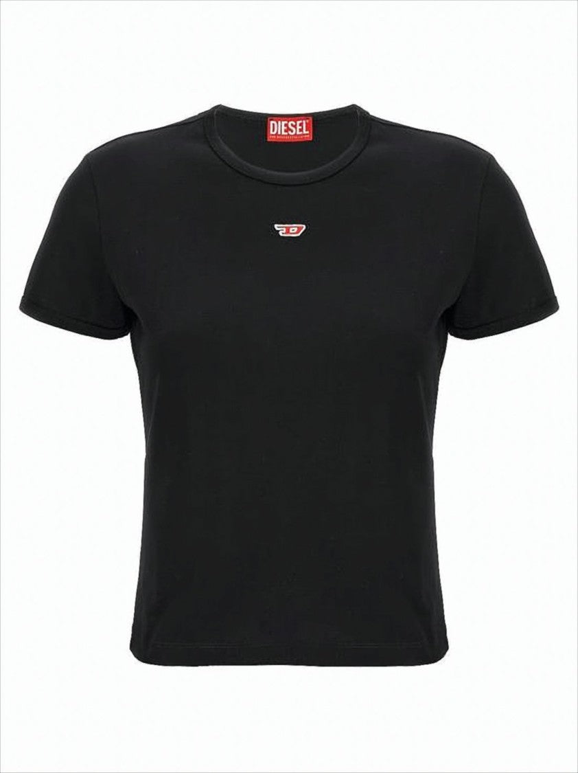 Diesel Fitted Cropped Cotton Top