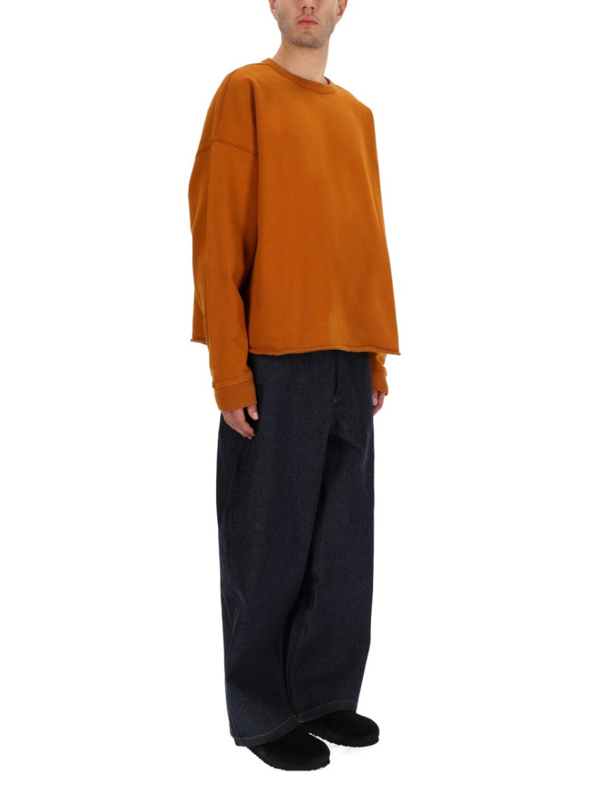 Ymc Studio Boxy Orange Sweatshirt