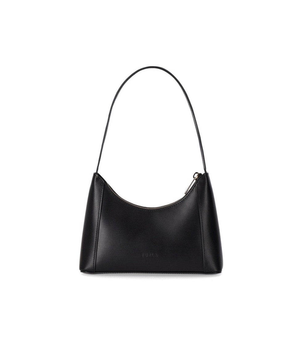 Furla Diamante Mini Black Shoulder Bag