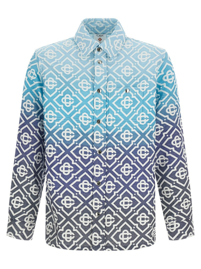 Casablanca Shacket 'Monogram Gradient Jacquard'