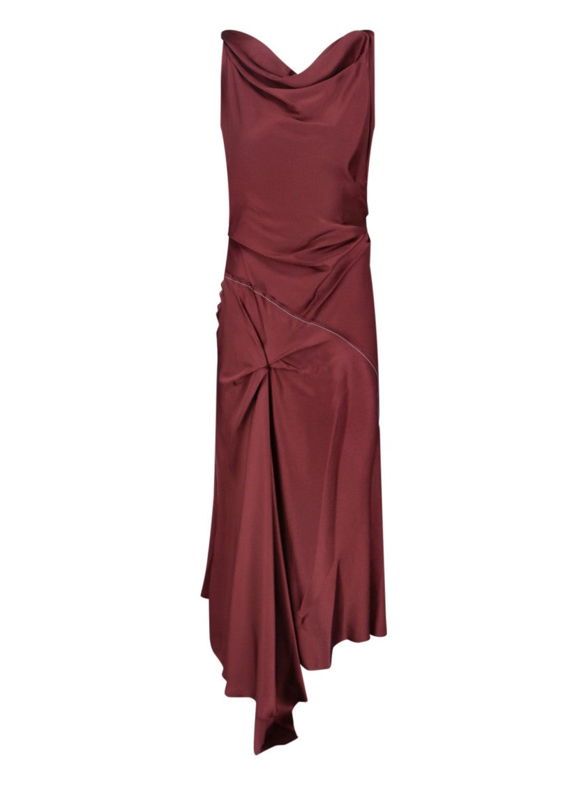 Victoria Beckham Midi Dress 'Posy' With Braided Straps