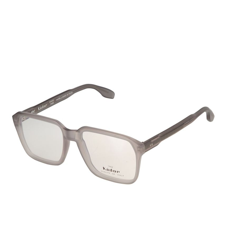Kador Big 4 Translucent Matte Grey Eyeglasses With Minimalist Design