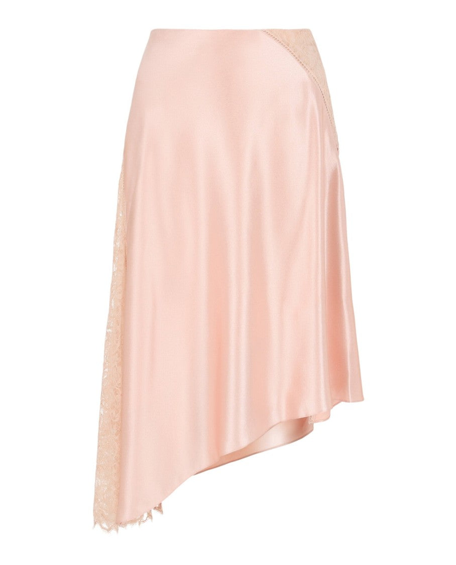 Givenchy Asymmetrical Lace-Trim Skirt