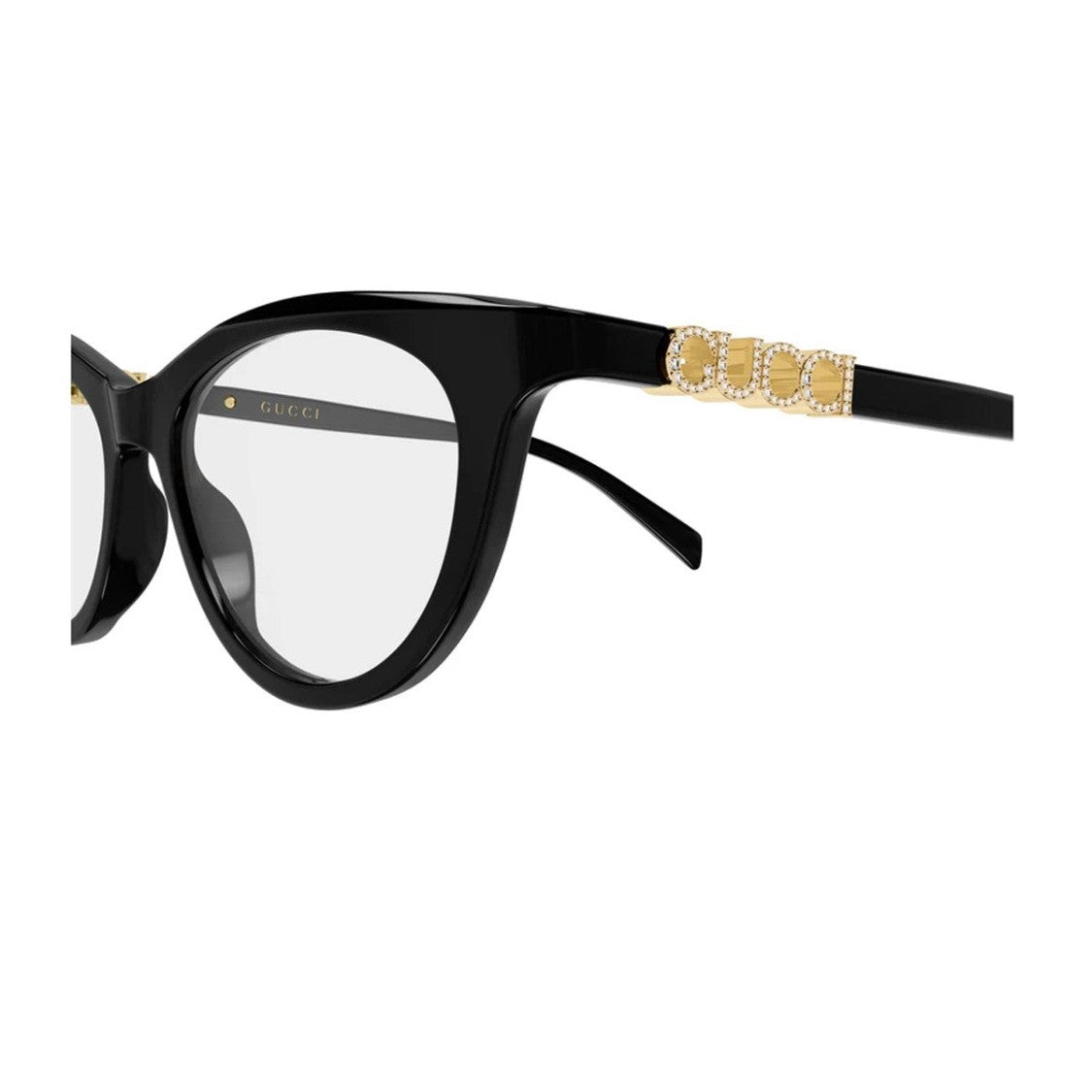 Gucci Black Gg2034o Recycled Acetate Butterfly Eyeglasses