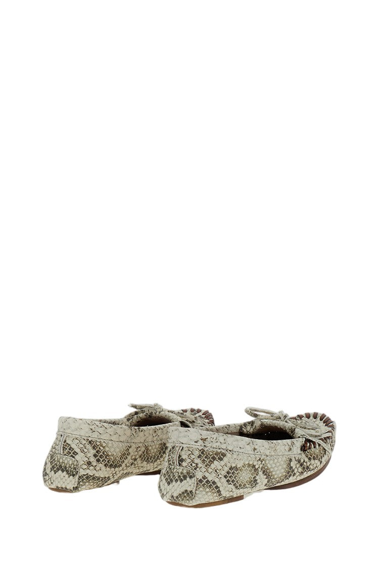 Paris Texas Indiana Python-Effect Loafers