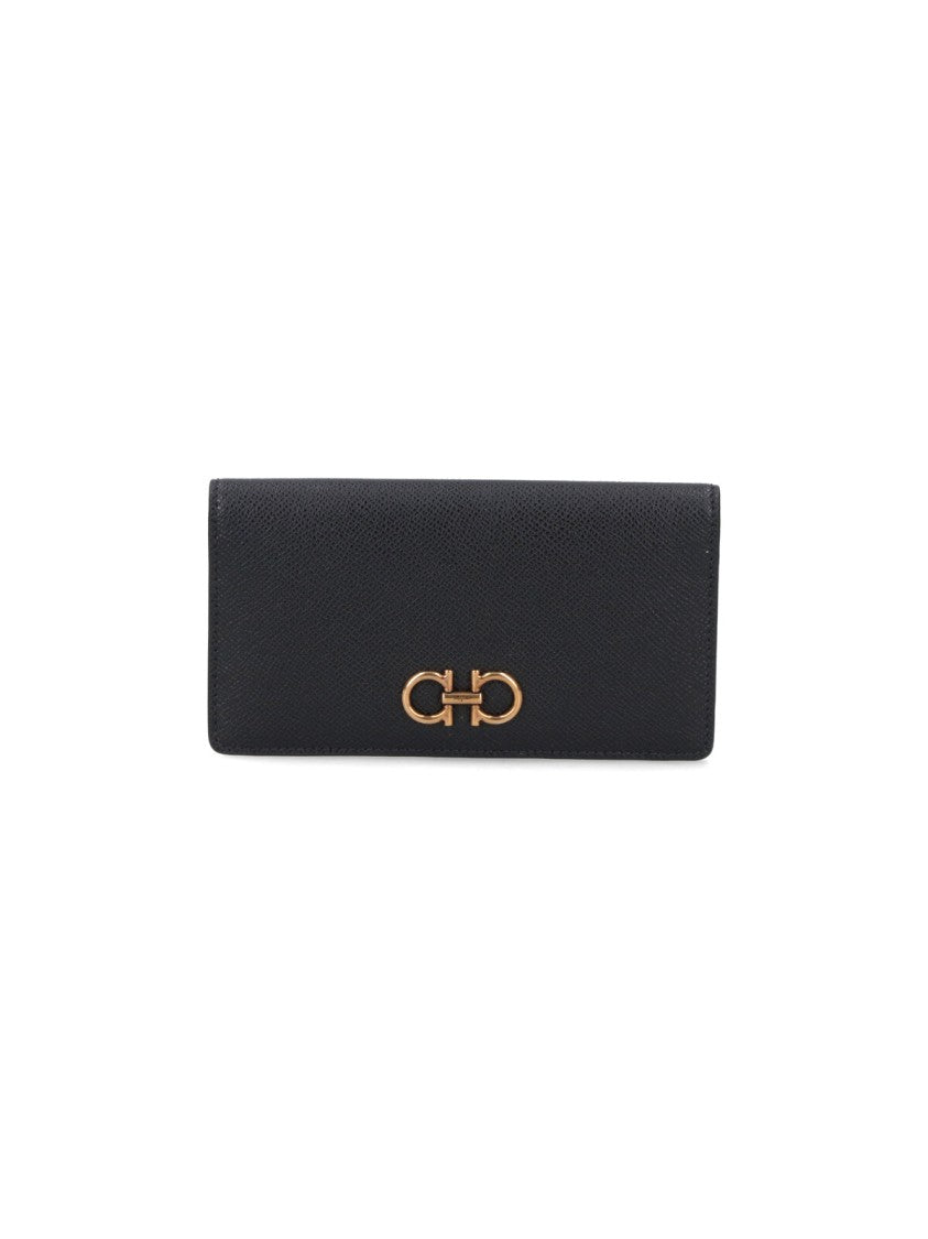 Ferragamo "Gancini" Wallet – Black