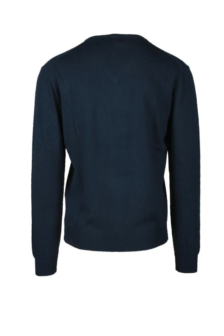 North Sails Navy V-Neck Cotton Sweater