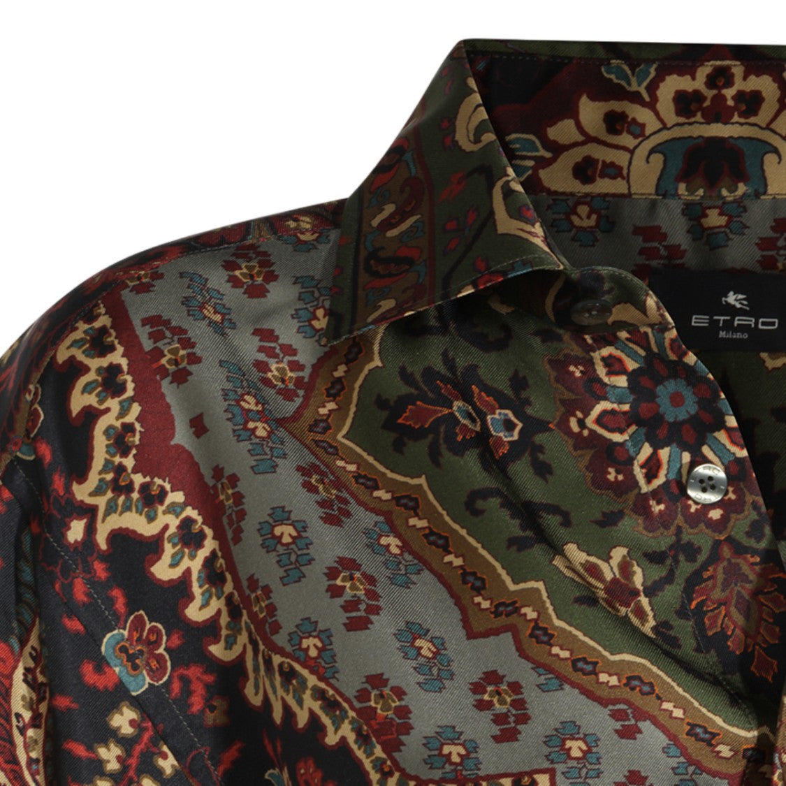 Etro Paisley Floral Long-Sleeve Shirt