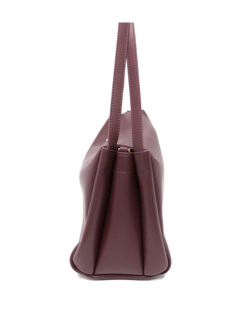 Themoirè Structured Minimalist Handbag With Smooth Finish