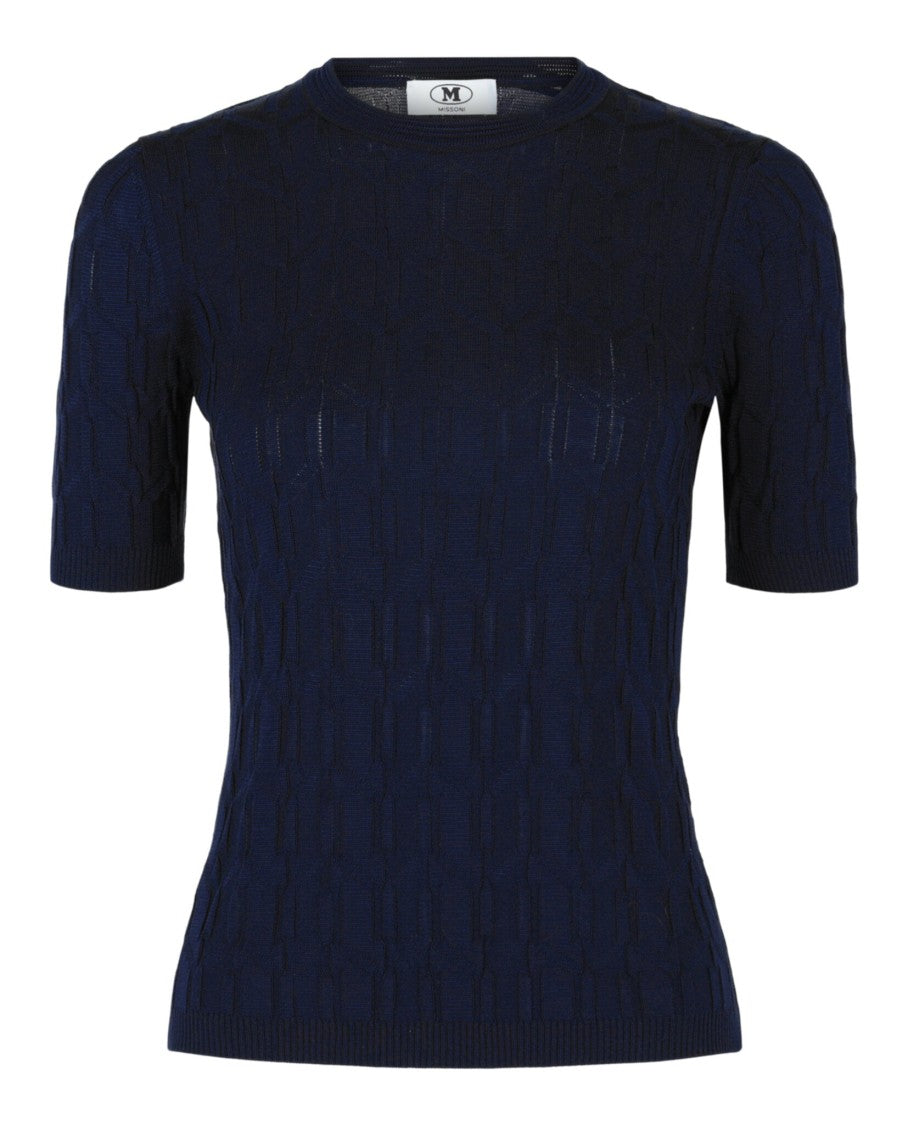 M Missoni Cable-Knit Pattern Sweater