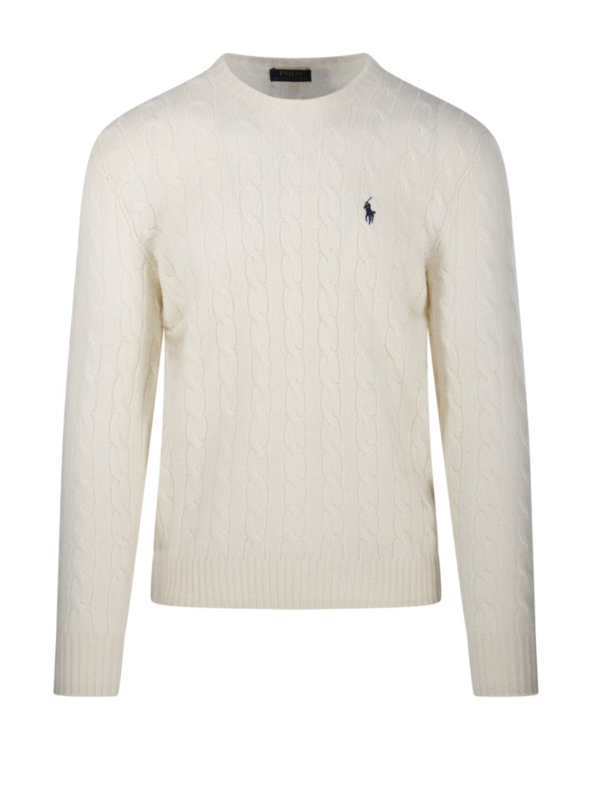 Polo Ralph Lauren Cable Knit Round Neck Sweater