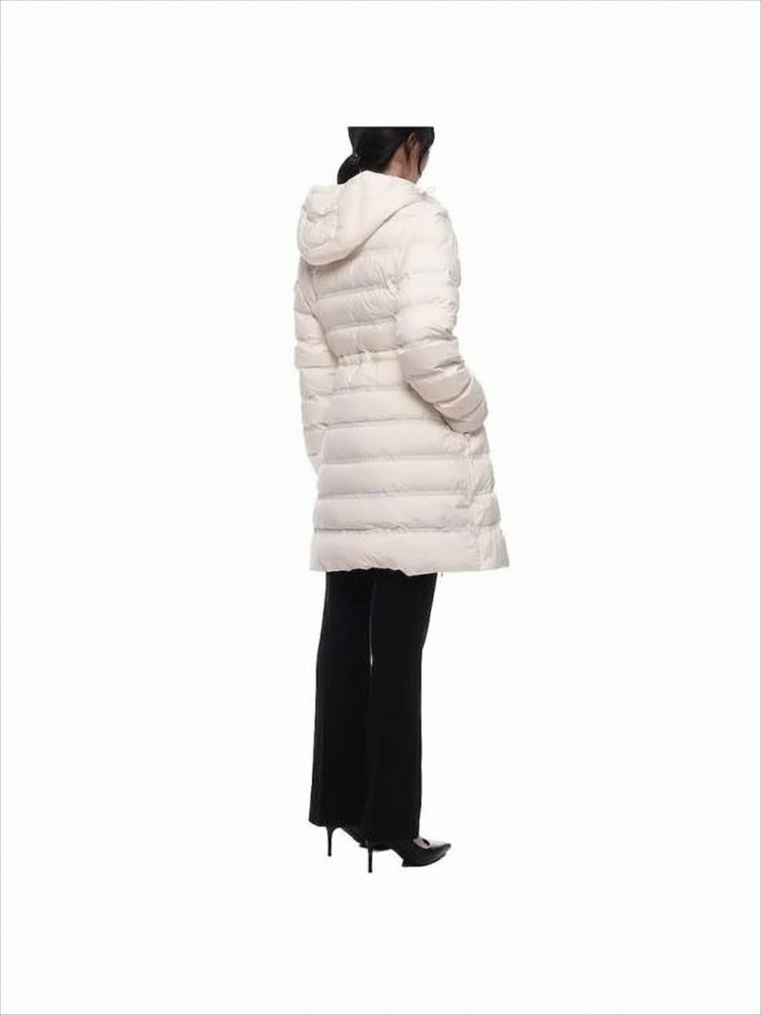 Moncler Quilted Down Coat With Adjustable Drawstring