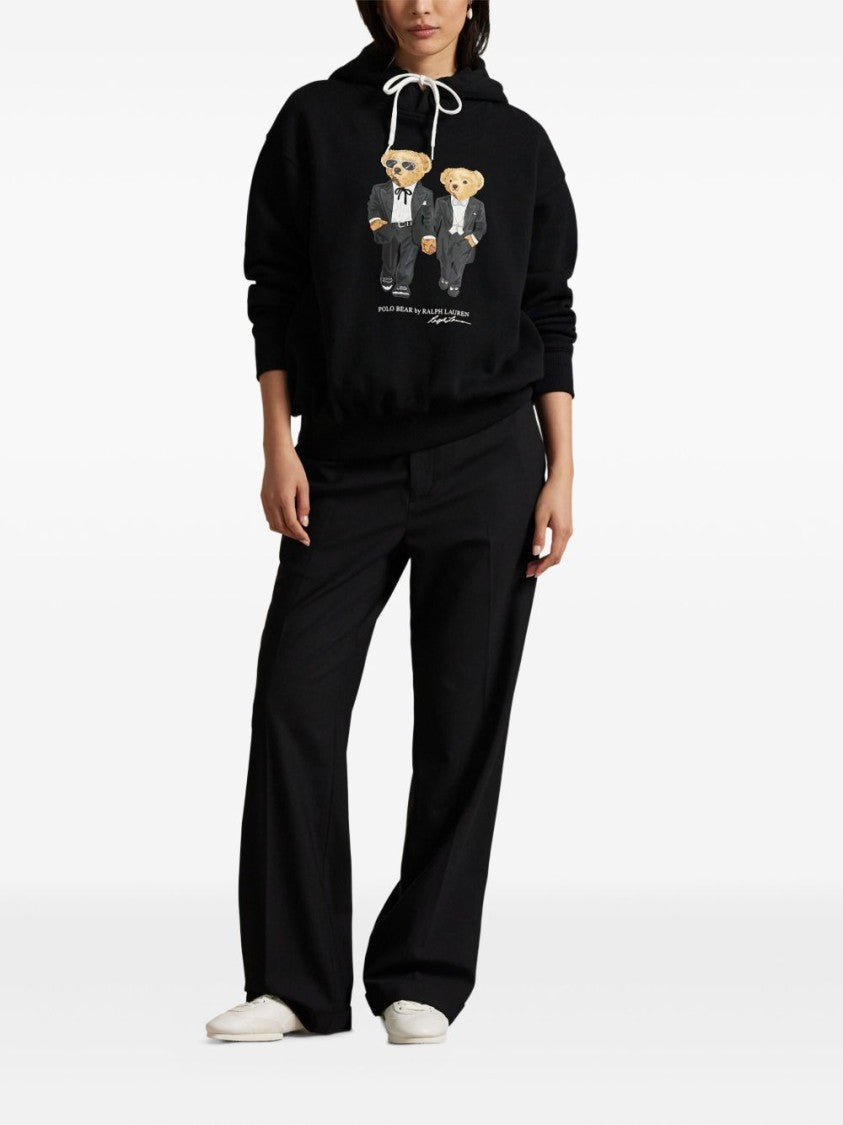 Polo Ralph Lauren Classic Black Hoodie With Timeless Silhouette