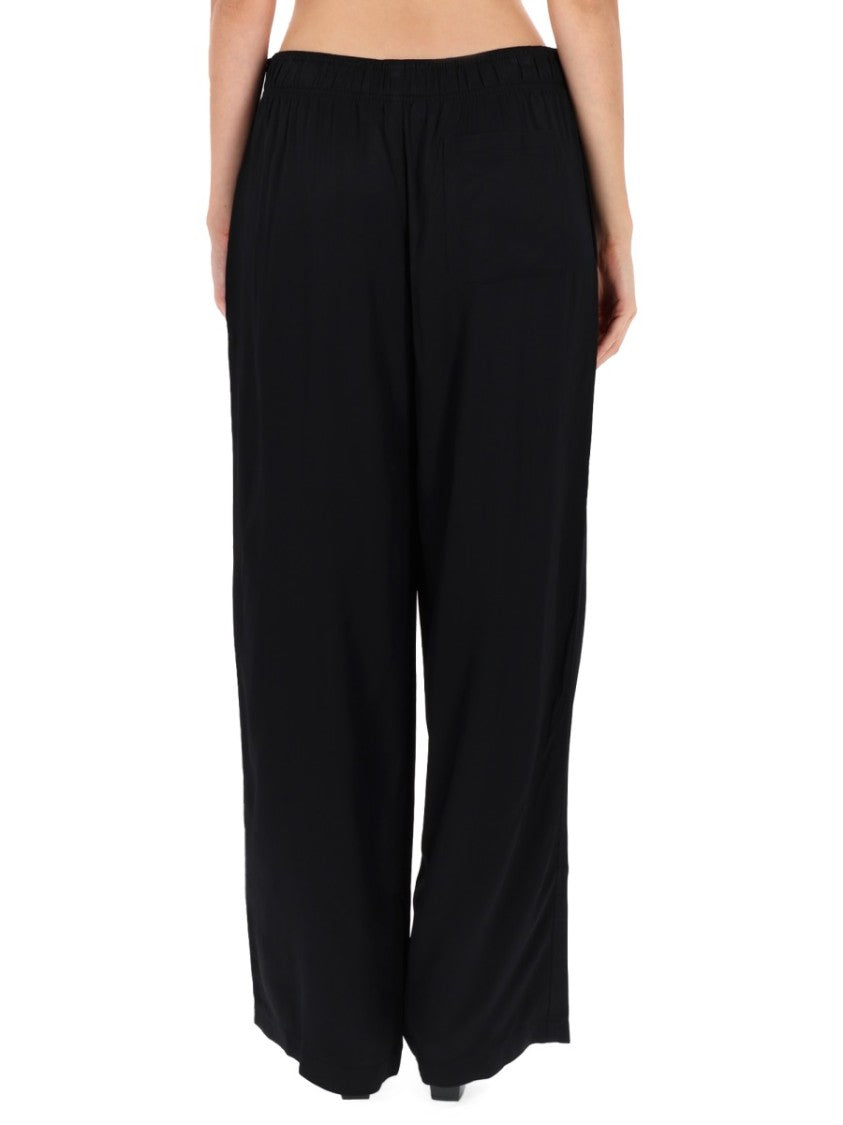 Our Legacy Wide-Leg Black Trousers With Relaxed Fit And Clean Lines