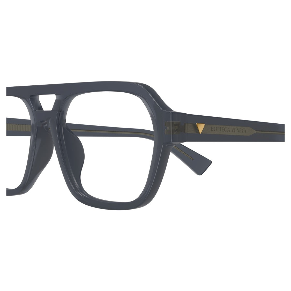 Bottega Veneta Bv1336oa Geometric Oversized Square Eyeglasses