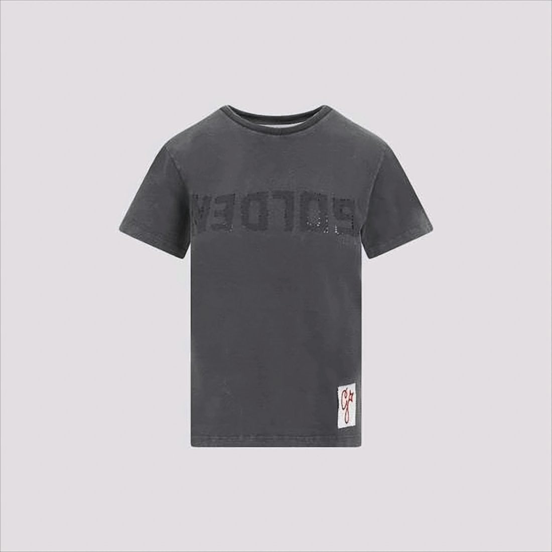 Golden Goose Vintage-Inspired Charcoal Grey Golden Goose T-Shirt