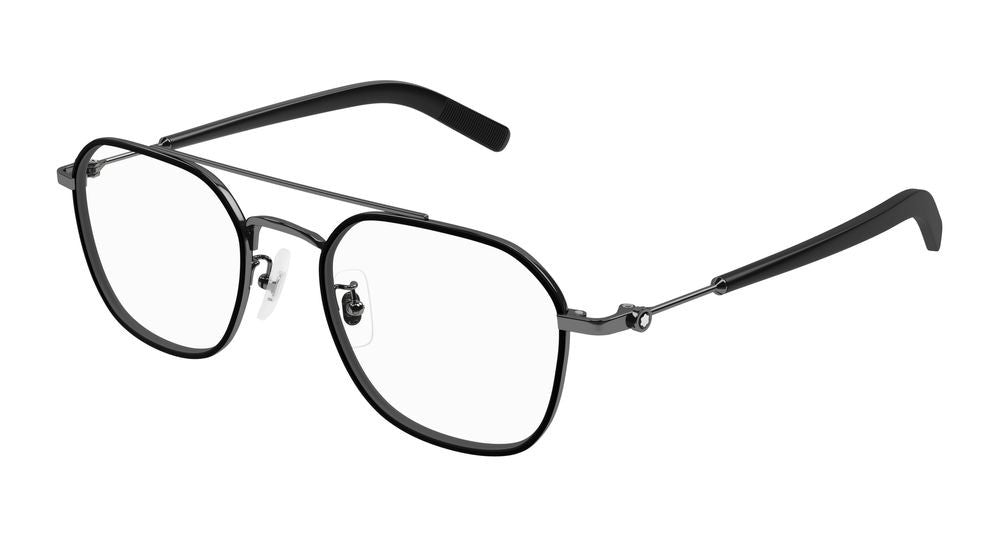 Montblanc Ruthenium Mb0391oa Geometric Eyeglasses