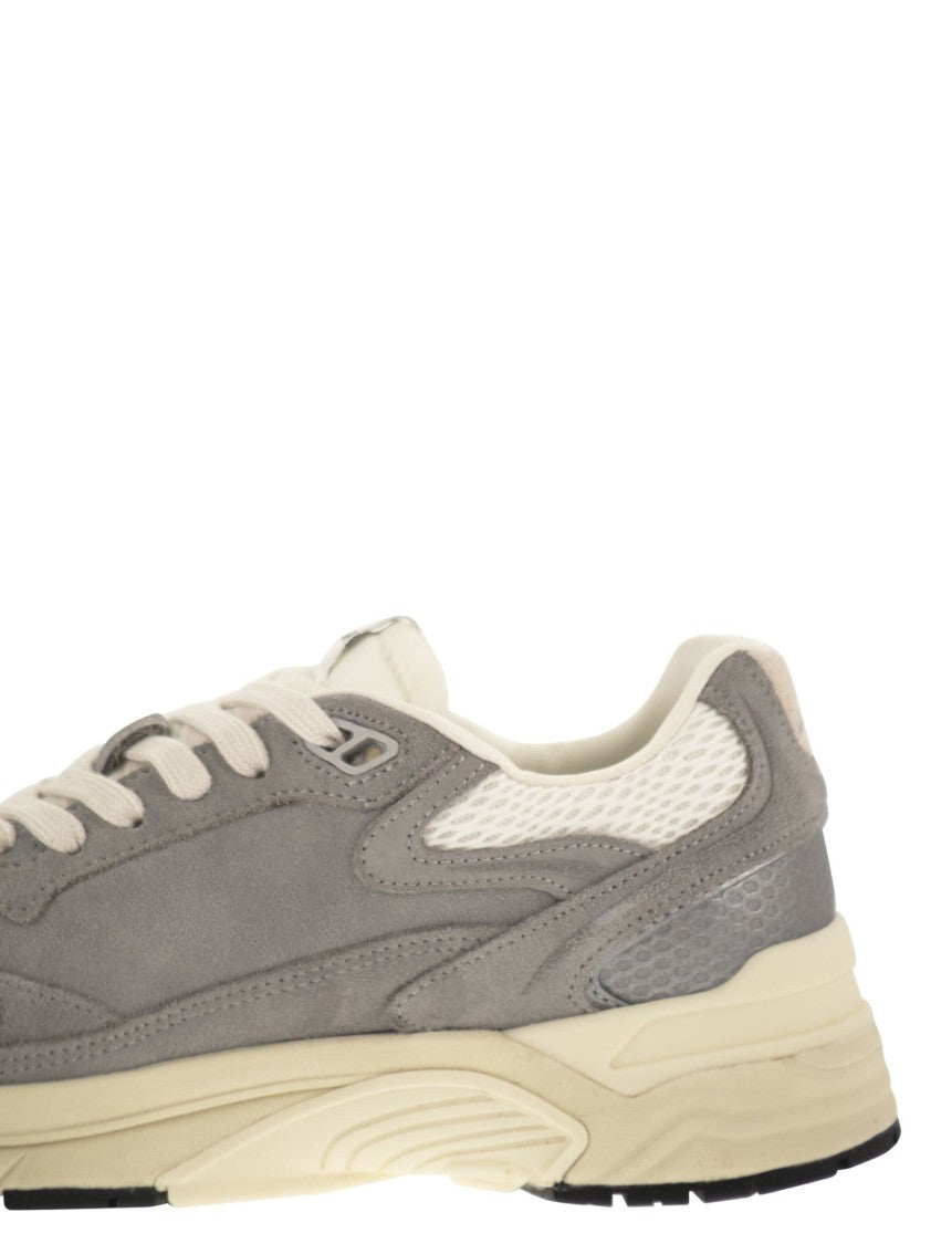 Autry Hyperway - Suede And Mesh Trainers