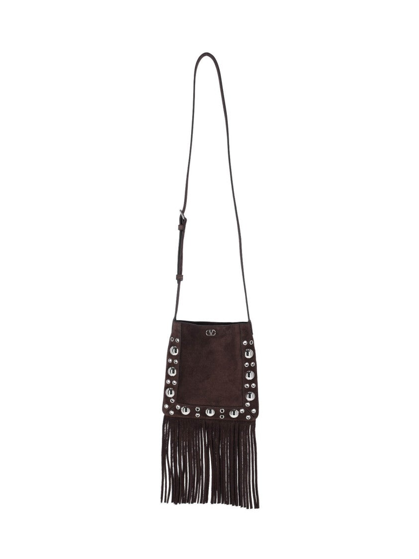 Valentino Garavani Structured Brown Handbag