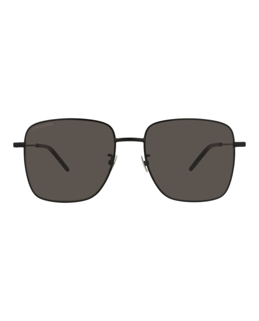 Saint Laurent Square-Frame Metal Sunglasses
