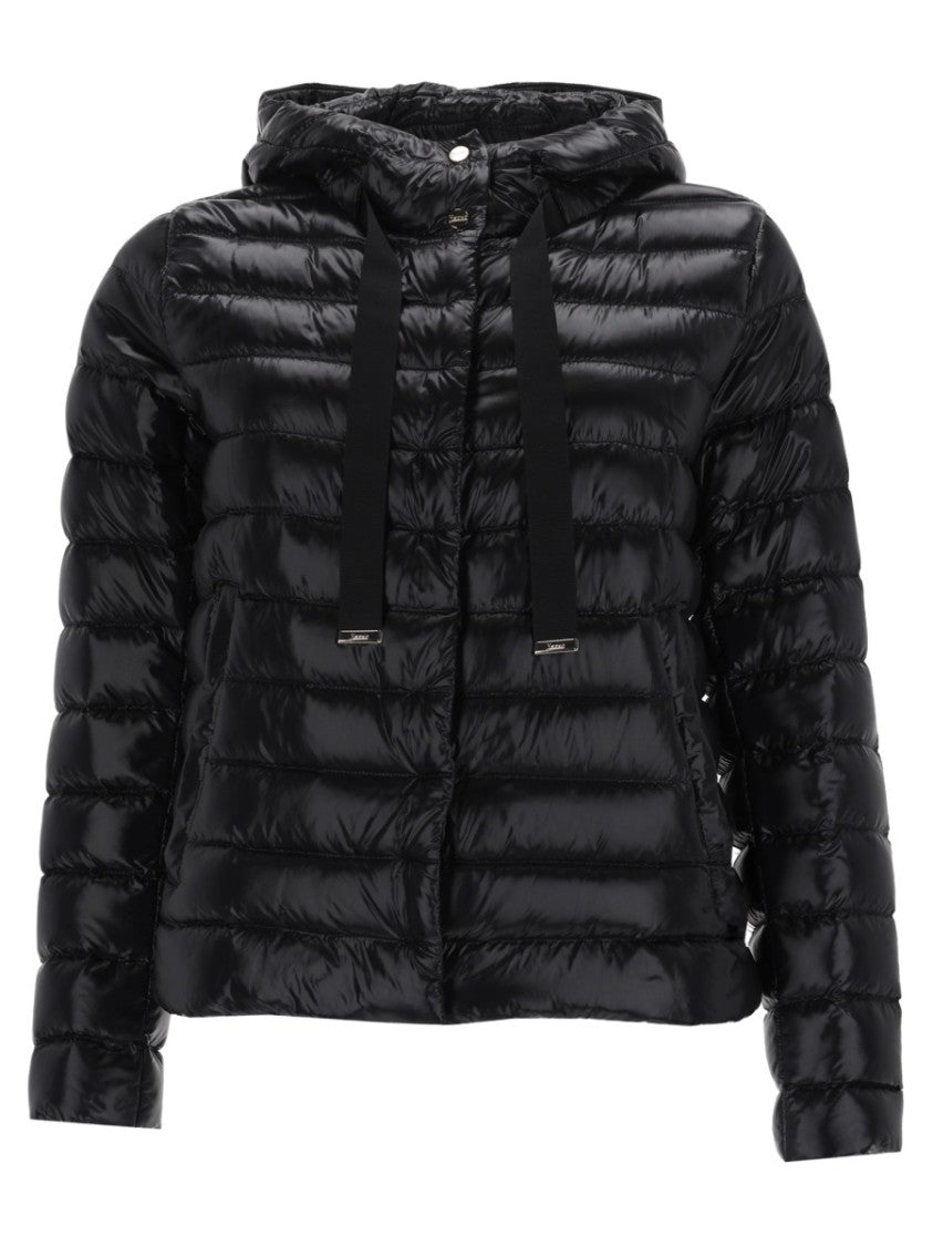 Herno Neutrals Shiny Quilted Down Jacket