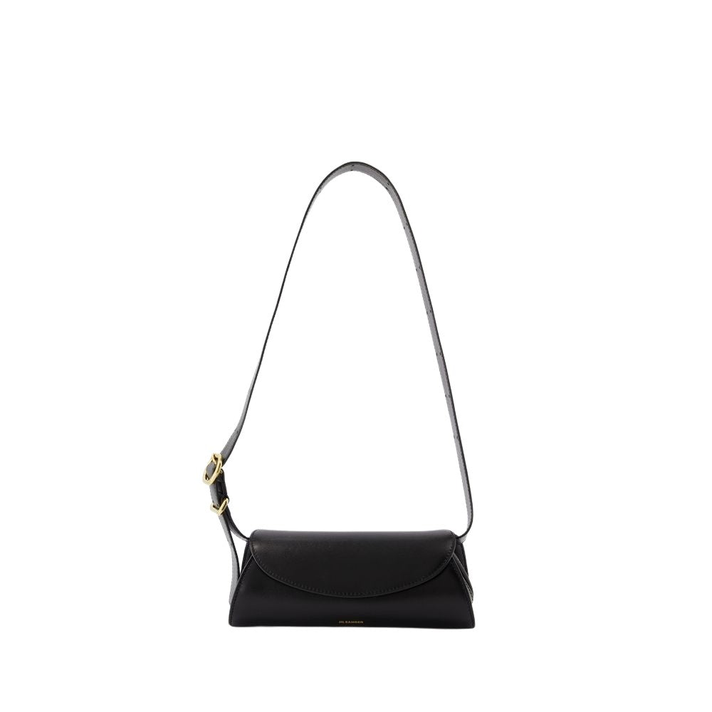 Jil Sander Cannolo Mini Purse - Leather - Black