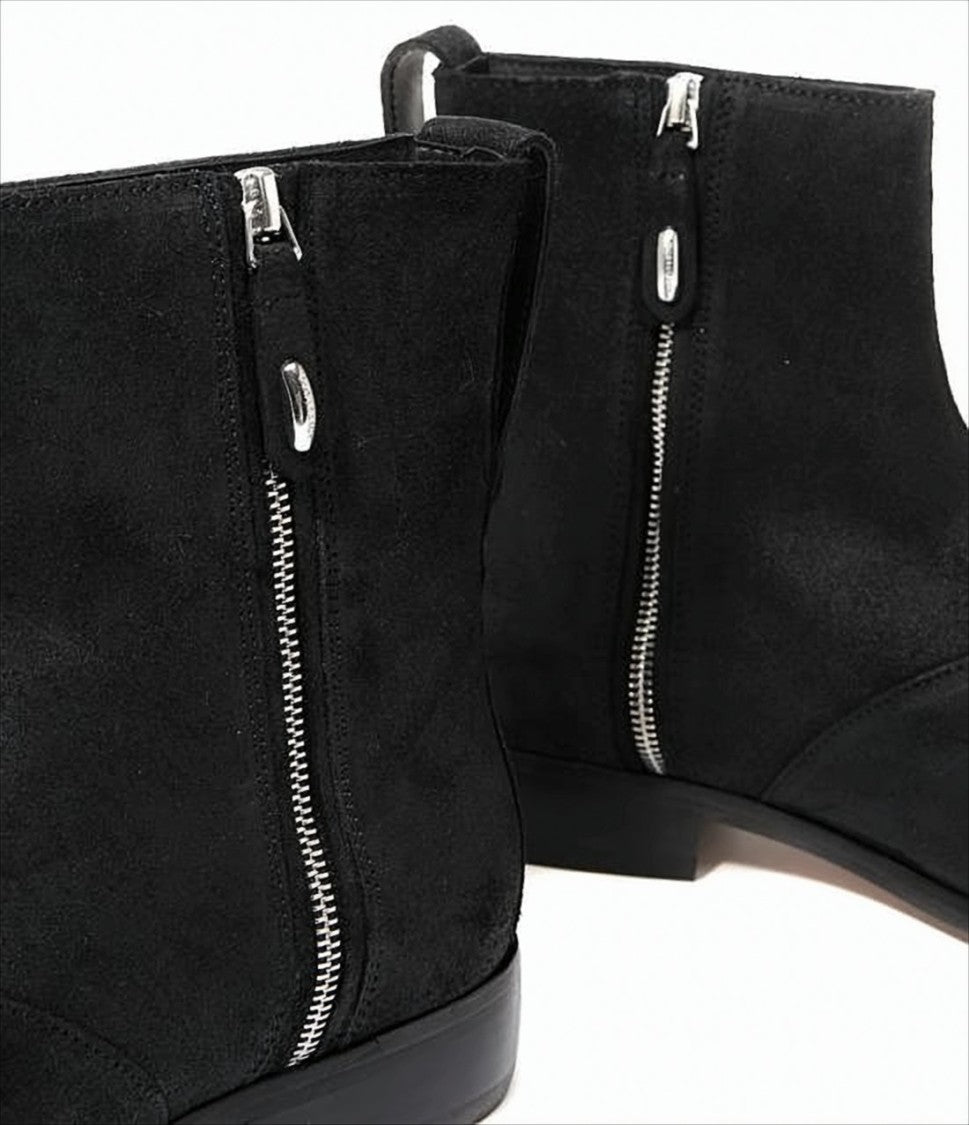 Our Legacy Black Suede Ankle Boots