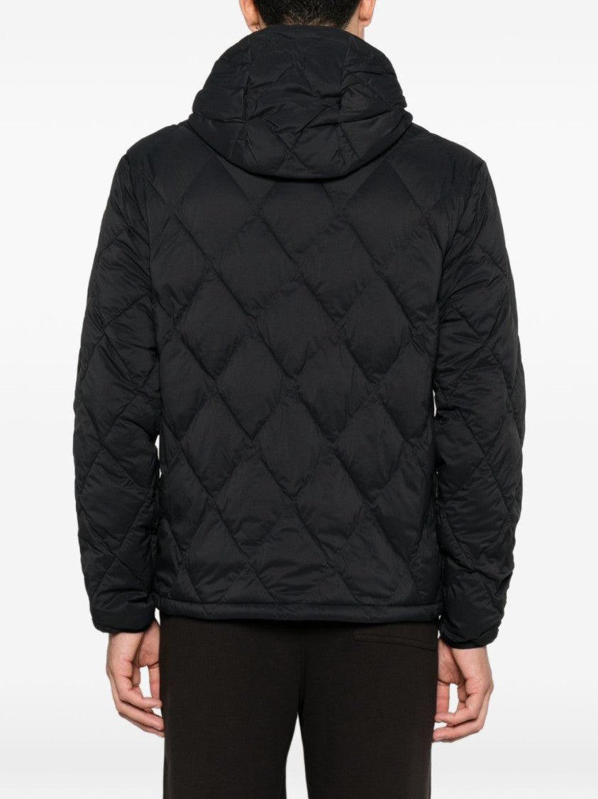 Burberry Quilted Hooded Check Accent Jacket