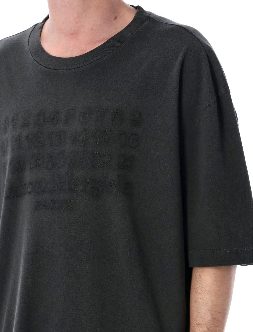 Maison Margiela Minimalist Short-Sleeved T-Shirt With Tonal Logo