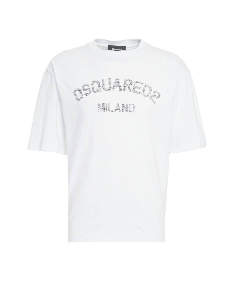 Dsquared2 Relaxed Fit White T-Shirt