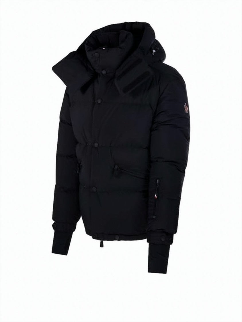 Moncler Quilted Down Jacket With High Collar