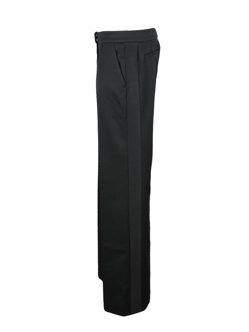 Zimmermann Tuxedo Trousers With Wide Leg And Practical Pockets
