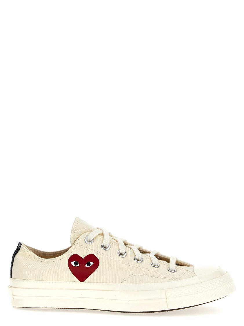 Comme Des Garçons Canvas Low-Top Sneakers