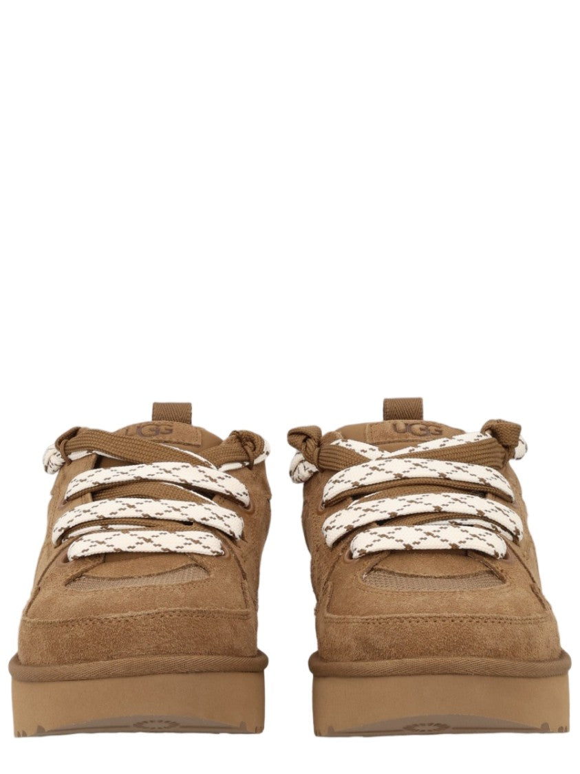 Ugg Low-Top Brown Suede Leather Sneakers