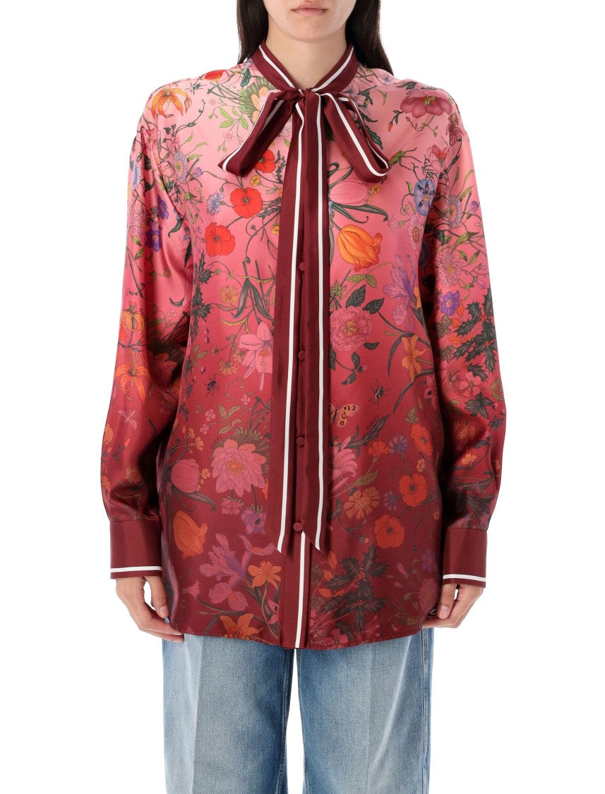 Gucci Printed Silk Shirt