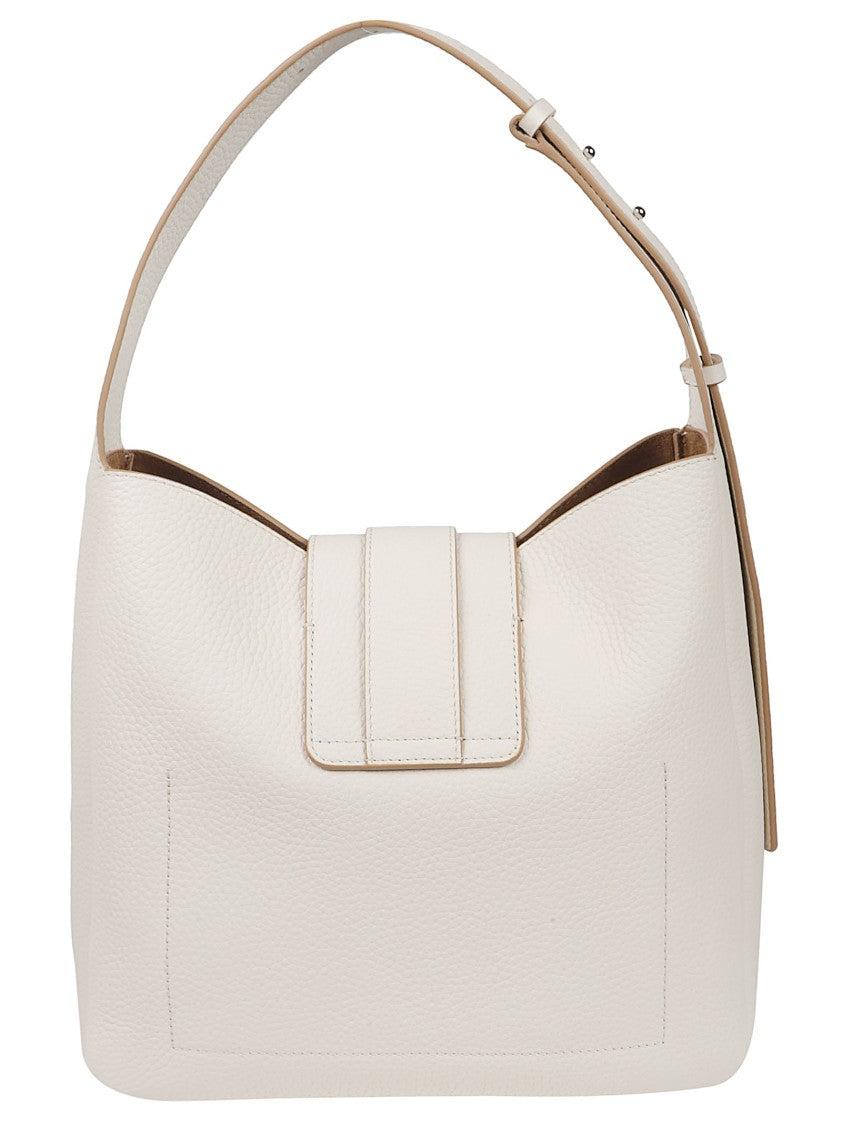 Hogan H01x Textured Calf Leather Hobo Bag