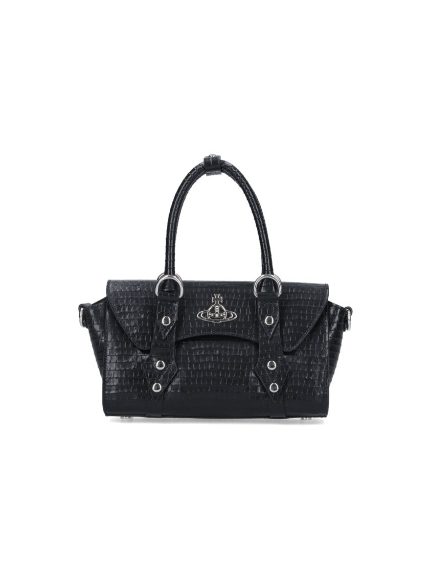 Vivienne Westwood "Bettina" Medium Handbag – Black