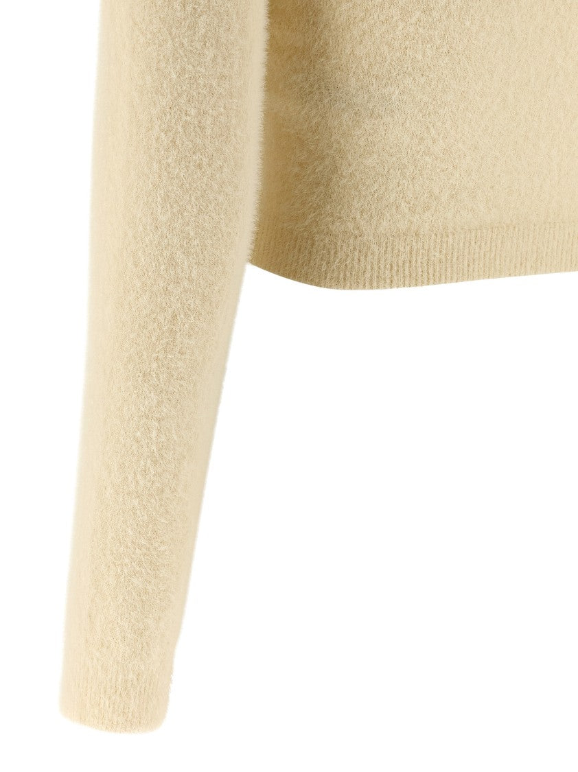 Elisabetta Franchi Brushed Insert Turtleneck Sweater