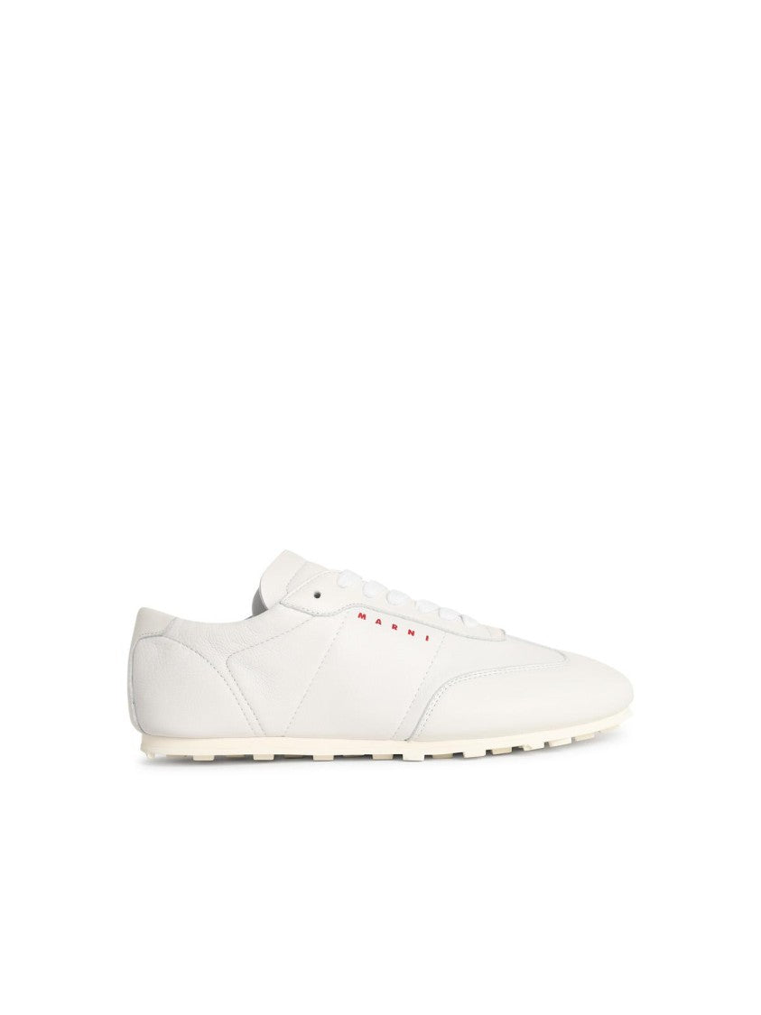 Marni White Leather Sneakers