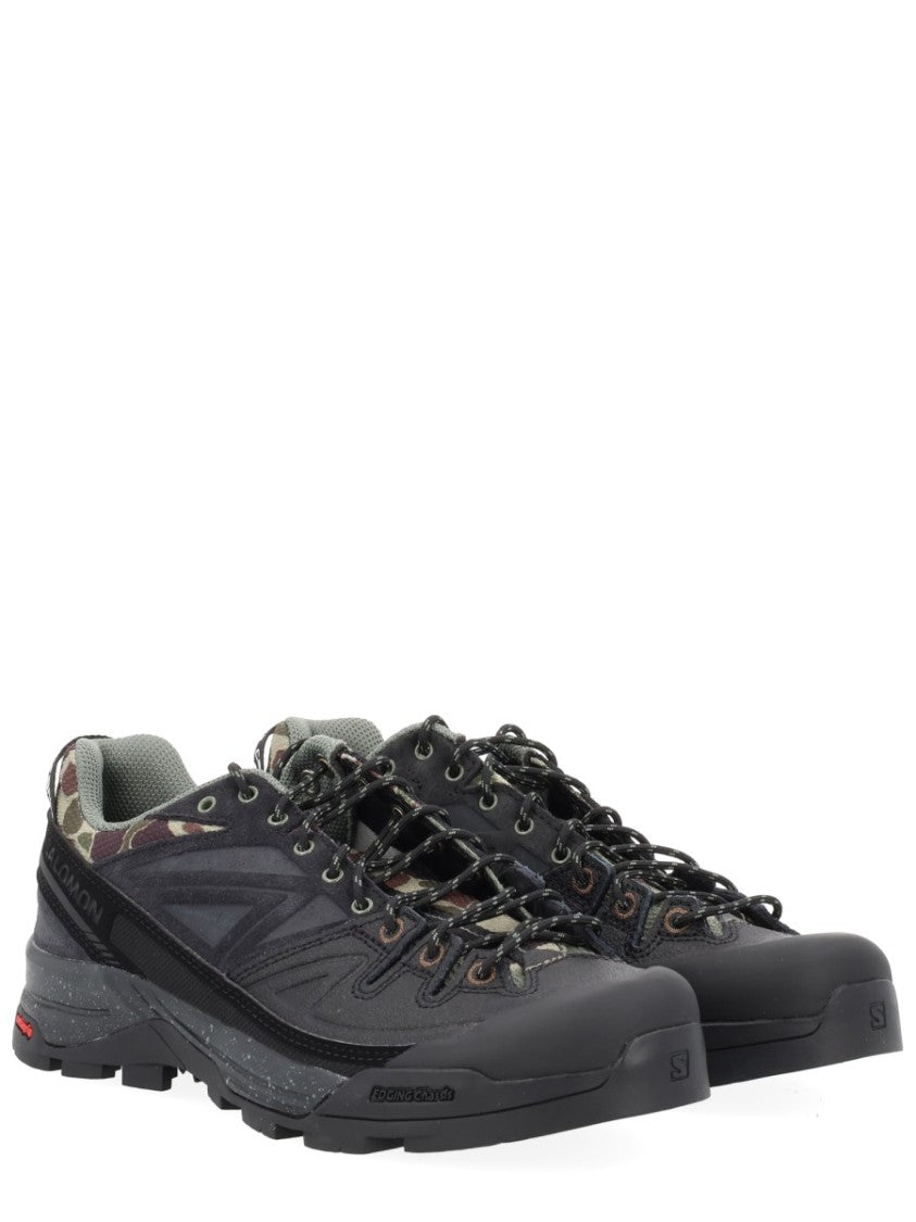 Salomon X Carhartt Wip Black Textile Camouflage Interior Sneakers