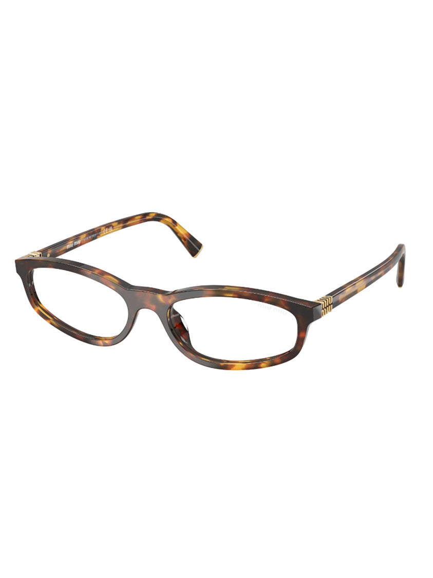 Miu Miu A06s Sole Tortoiseshell Acetate Slim Sunglasses