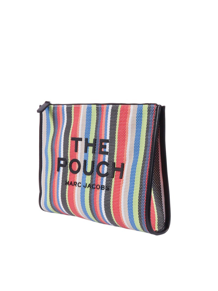 Marc Jacobs Large Stripe Pattern Pouch