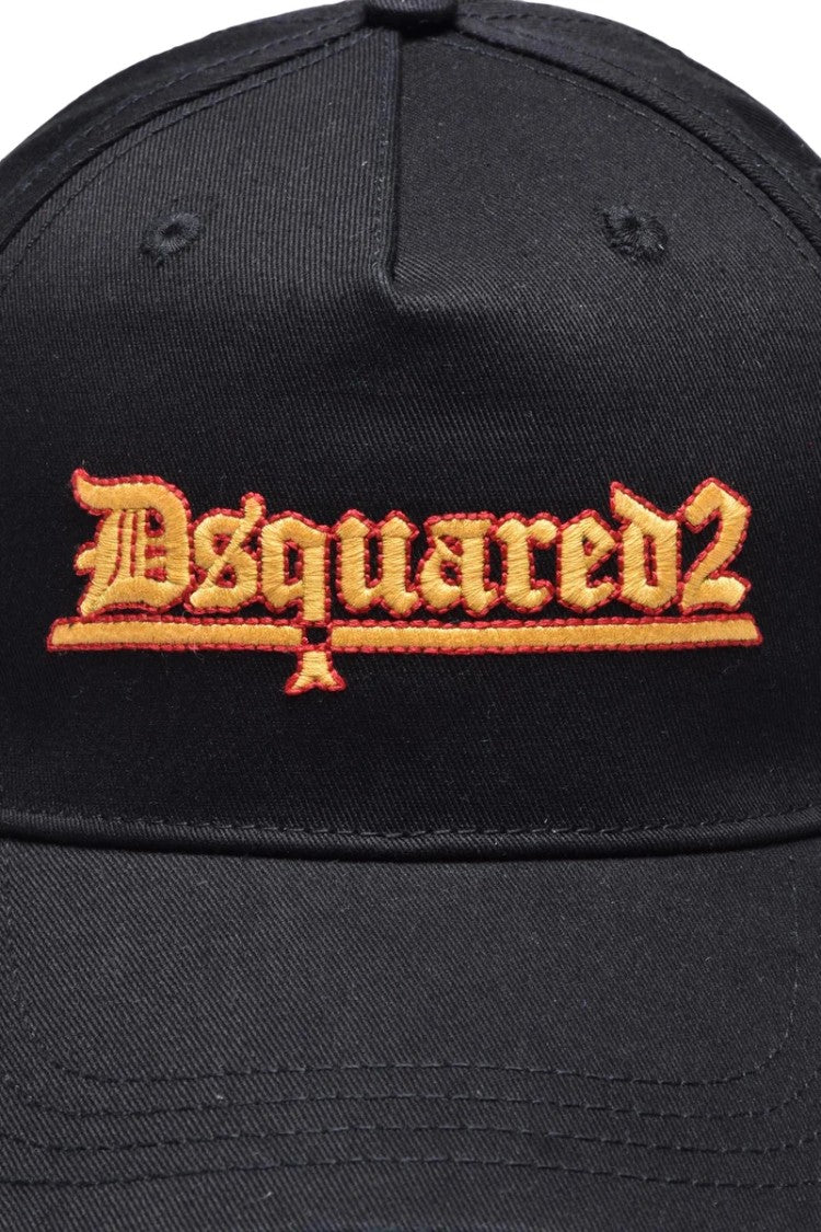 Dsquared2 Black Cotton Hat