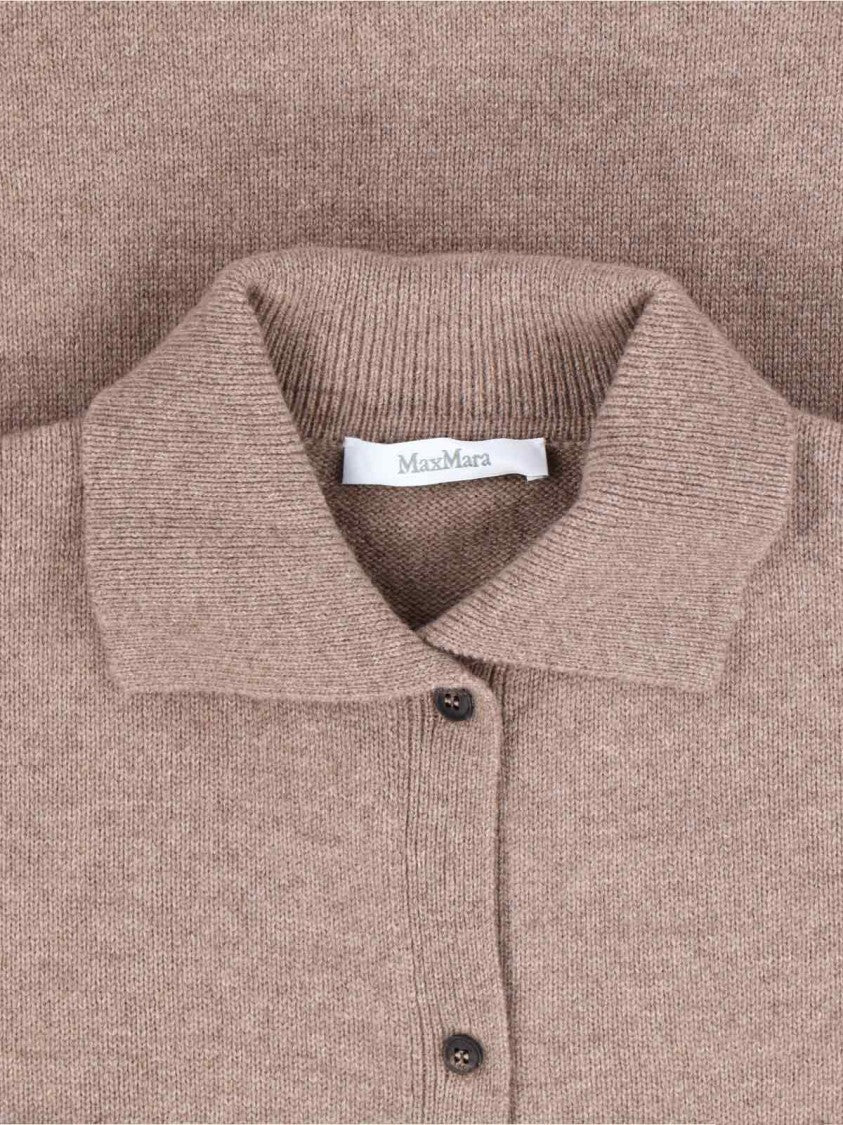 Max Mara Cashmere Cardigan With Classic Collar
