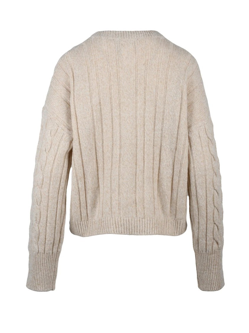 Pennyblack Cable Knit Crewneck Sweater With Timeless Design