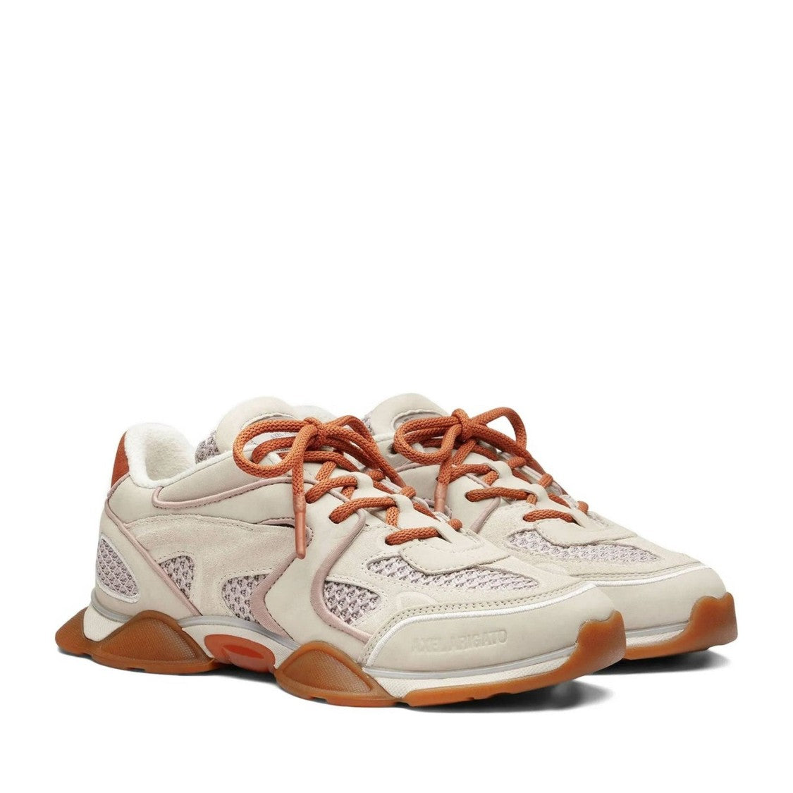 Axel Arigato Brown Eris Chunky Suede Mesh Sneakers
