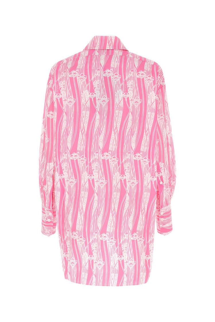 Patou Printed Poplin Chemisier Dress