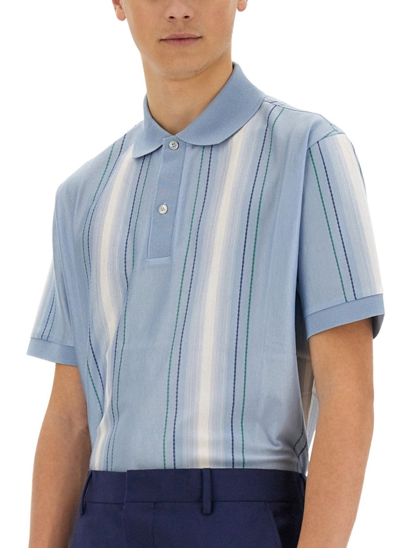 Paul Smith Vertical Striped Polo Shirt