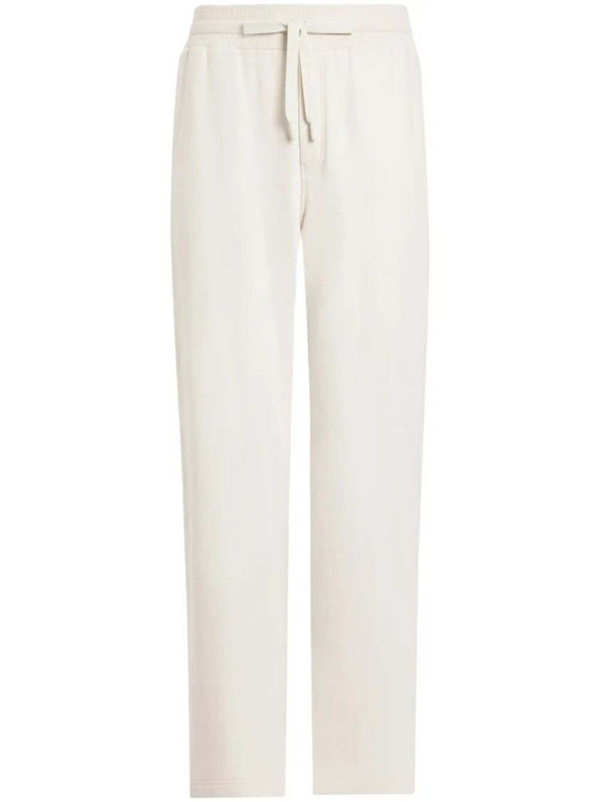 Dolce & Gabbana Relaxed-Fit Cotton Pants With Drawstring Waist