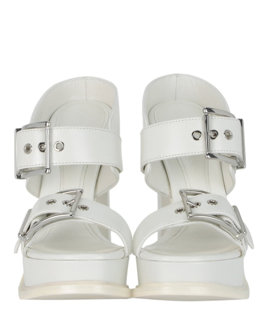 Alexander Mcqueen Boxcar Leather Sandals